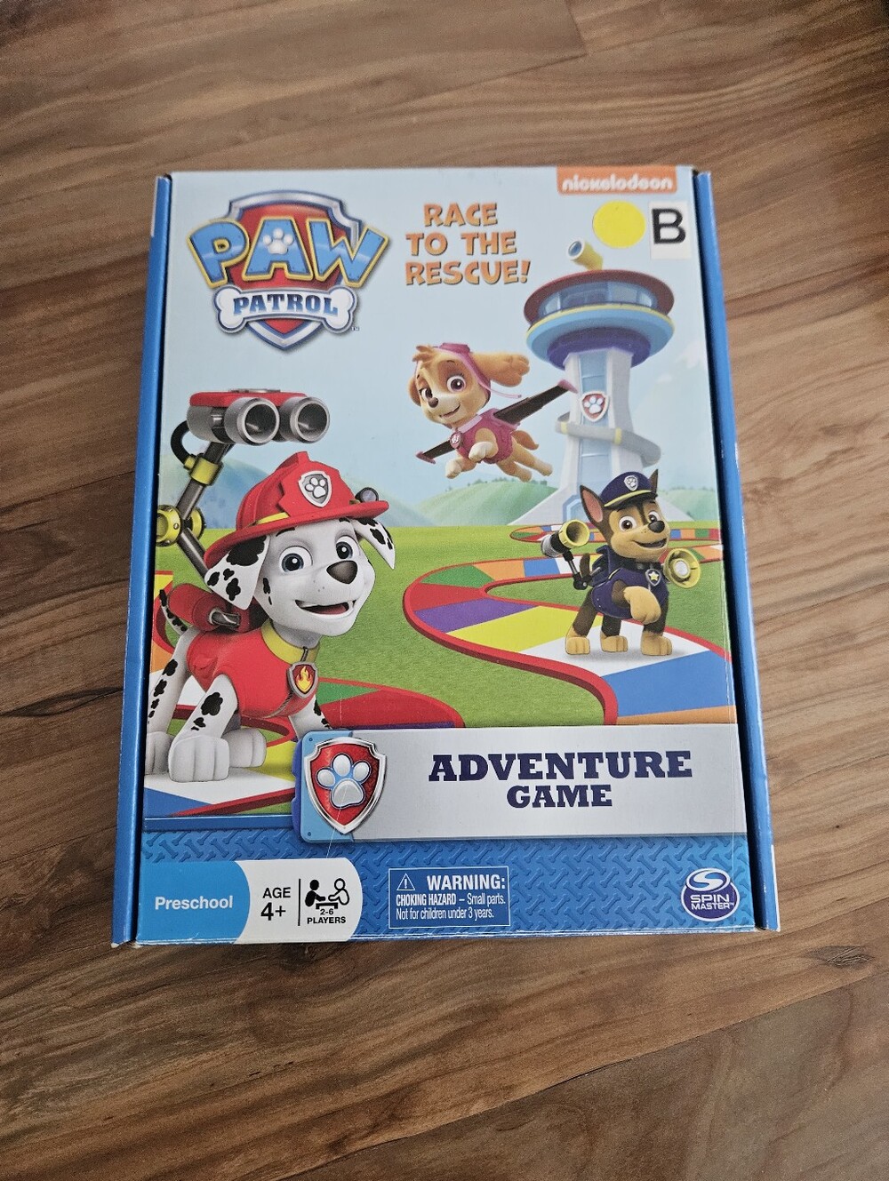 Paw Patrol Adventure Game - Blue, Red, Yellow Artwork